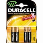 Батарейка Duracell ААA MN2400 B4